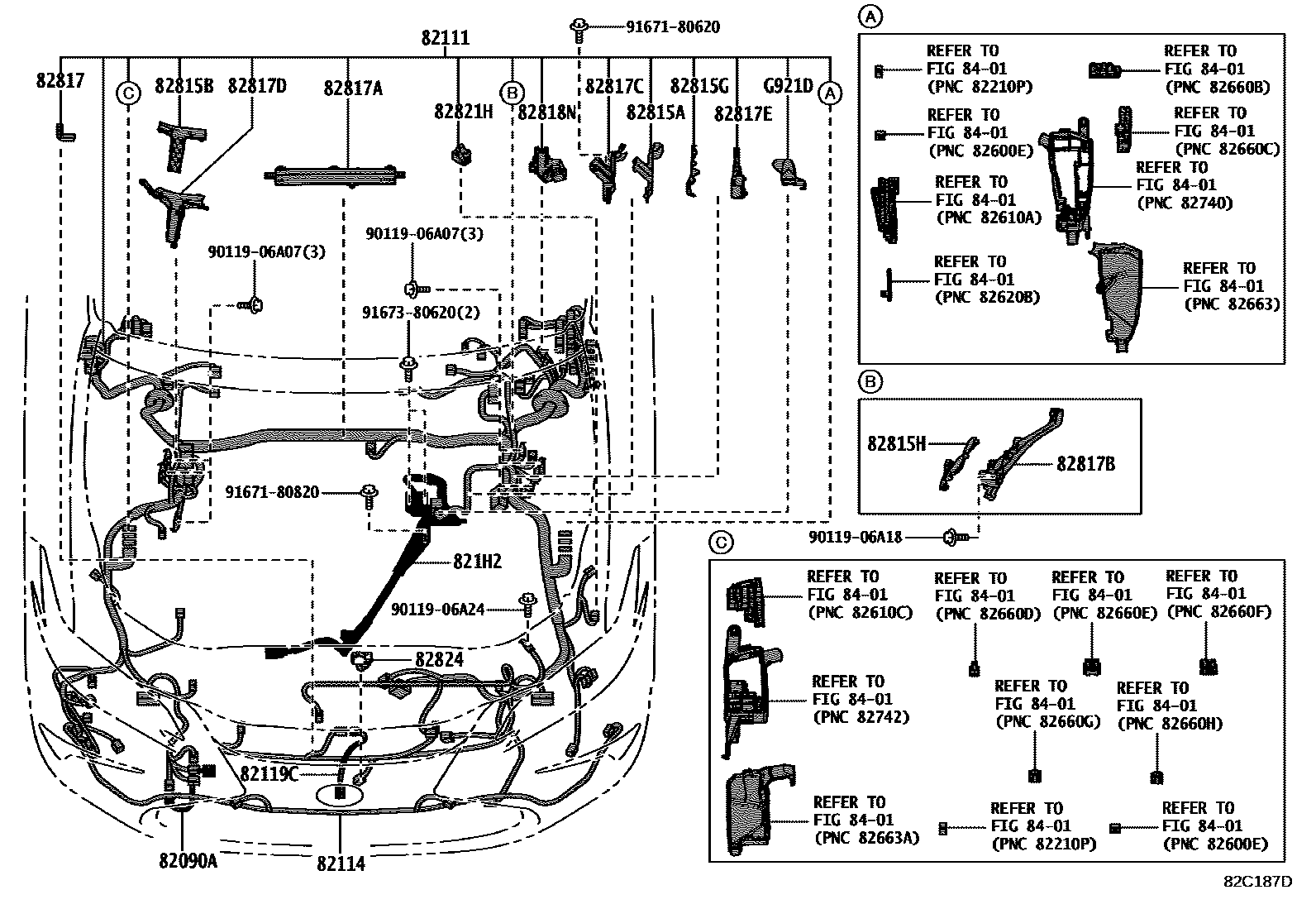 Lexus ES350-300H-2 2022 — Wiring & Clamp