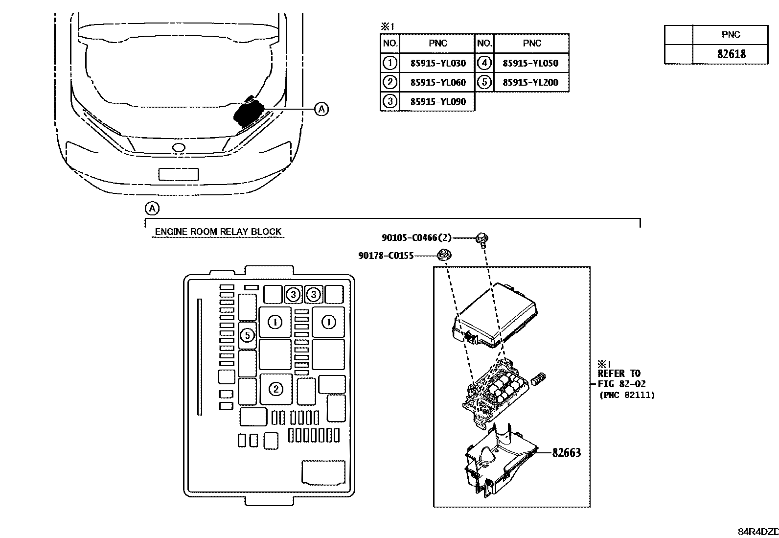 Toyota BZ3X 2025 — Switch & Relay & Computer
