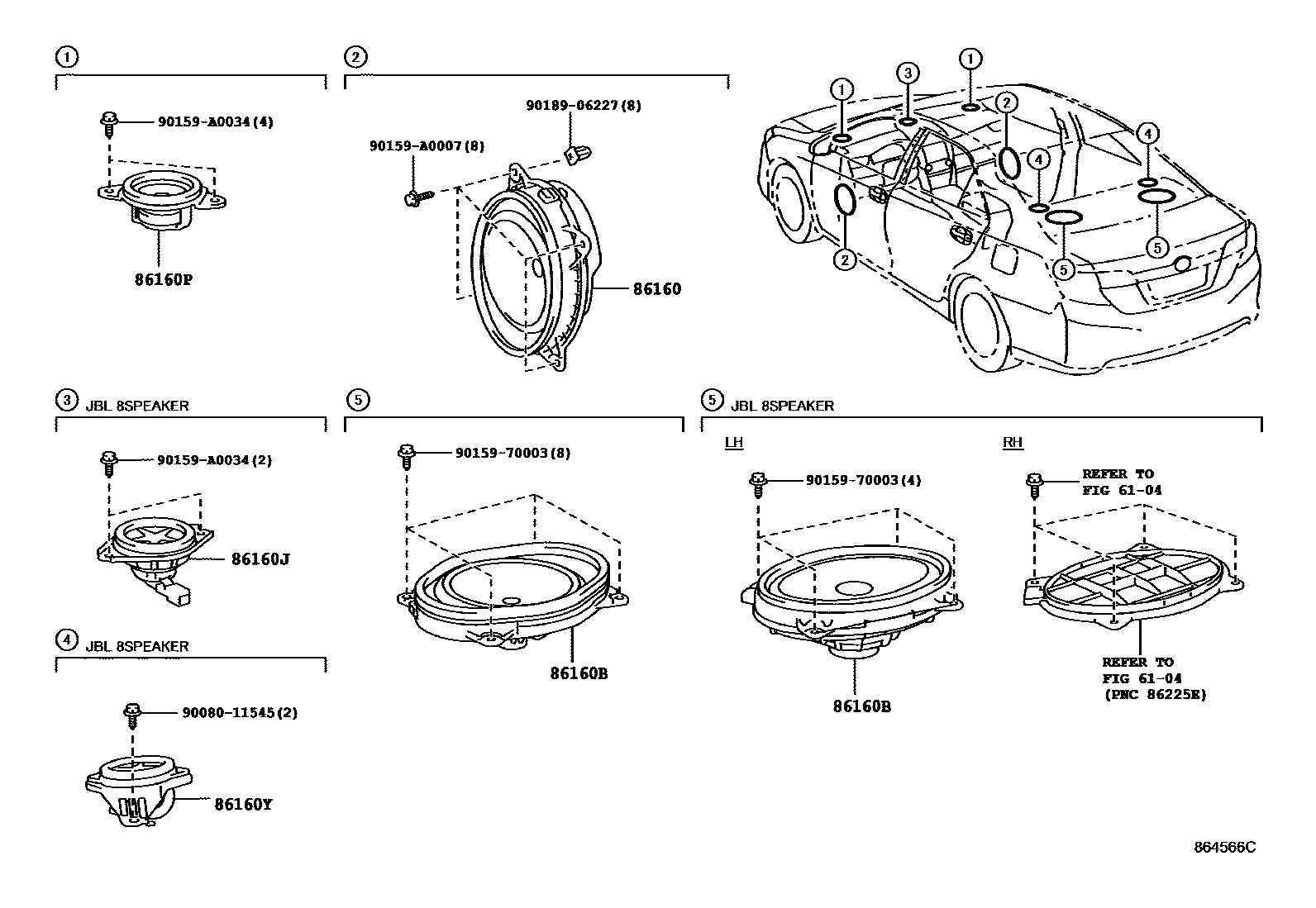 Toyota Camry-Hybrid 2013 — Speaker