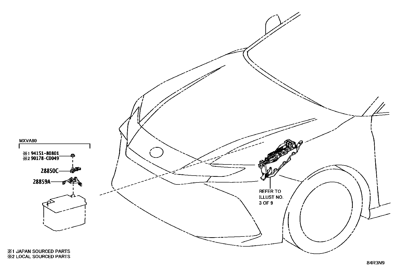 Toyota Camry-Hybrid-China 2024 — Switch & Relay & Computer