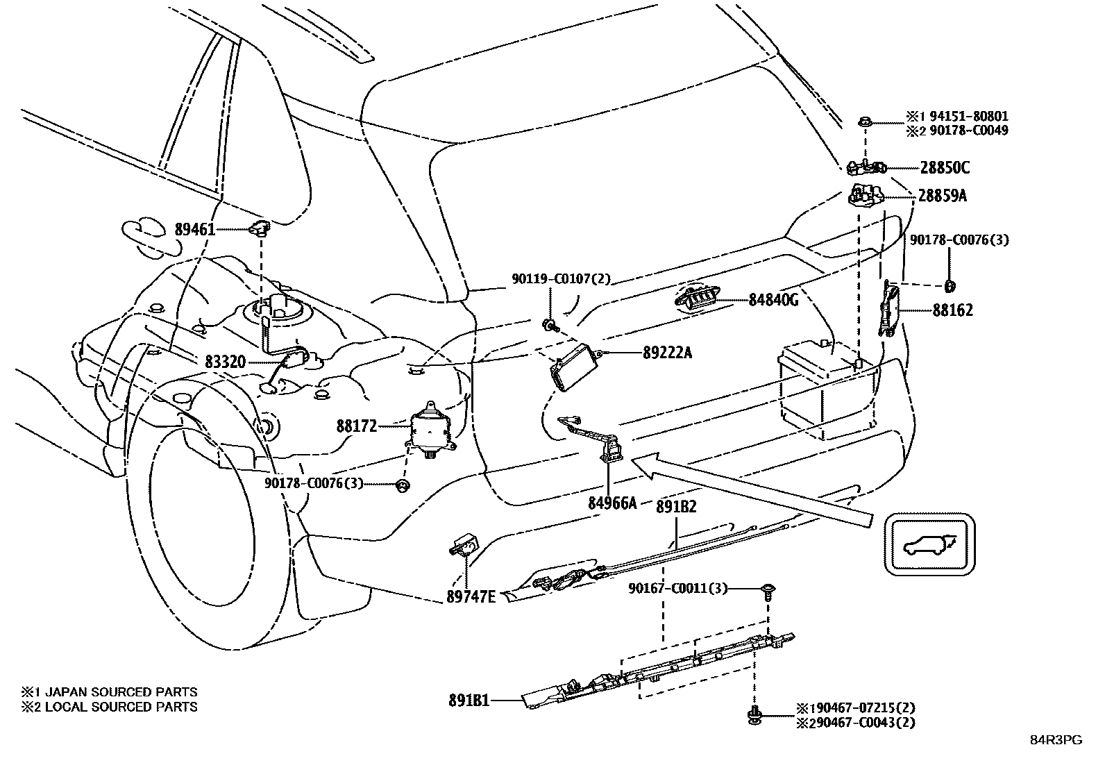 Toyota RAV4-SFTM 2024 — Switch & Relay & Computer