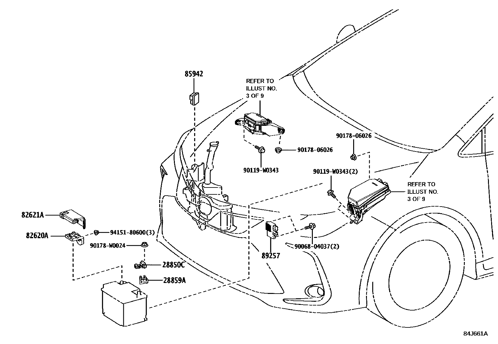 Toyota COROLLA-TUP 2019 — Switch & Relay & Computer