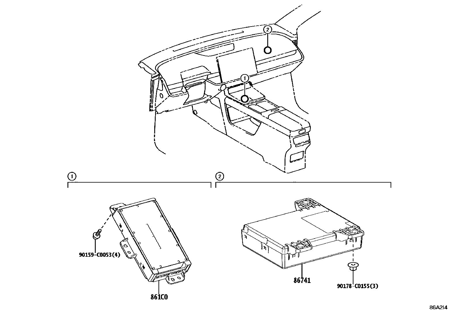 Toyota BZ3X 2025 — Telefon