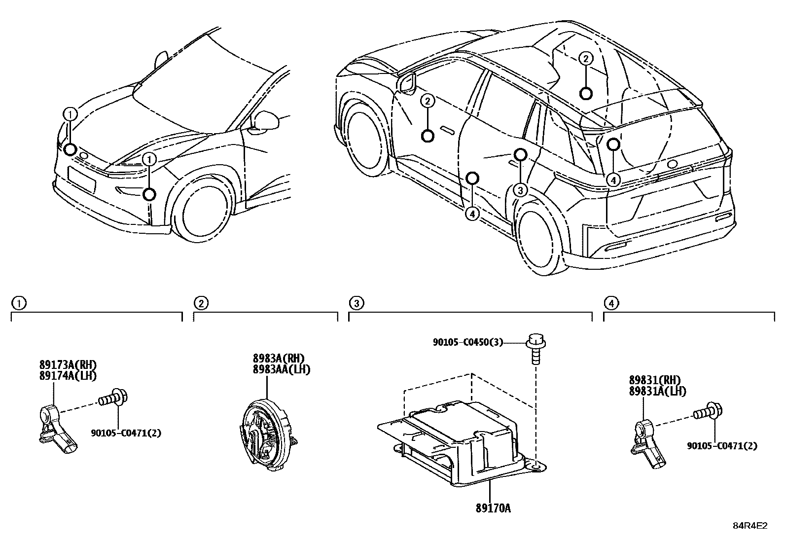 Toyota BZ3X 2025 — Luftsack
