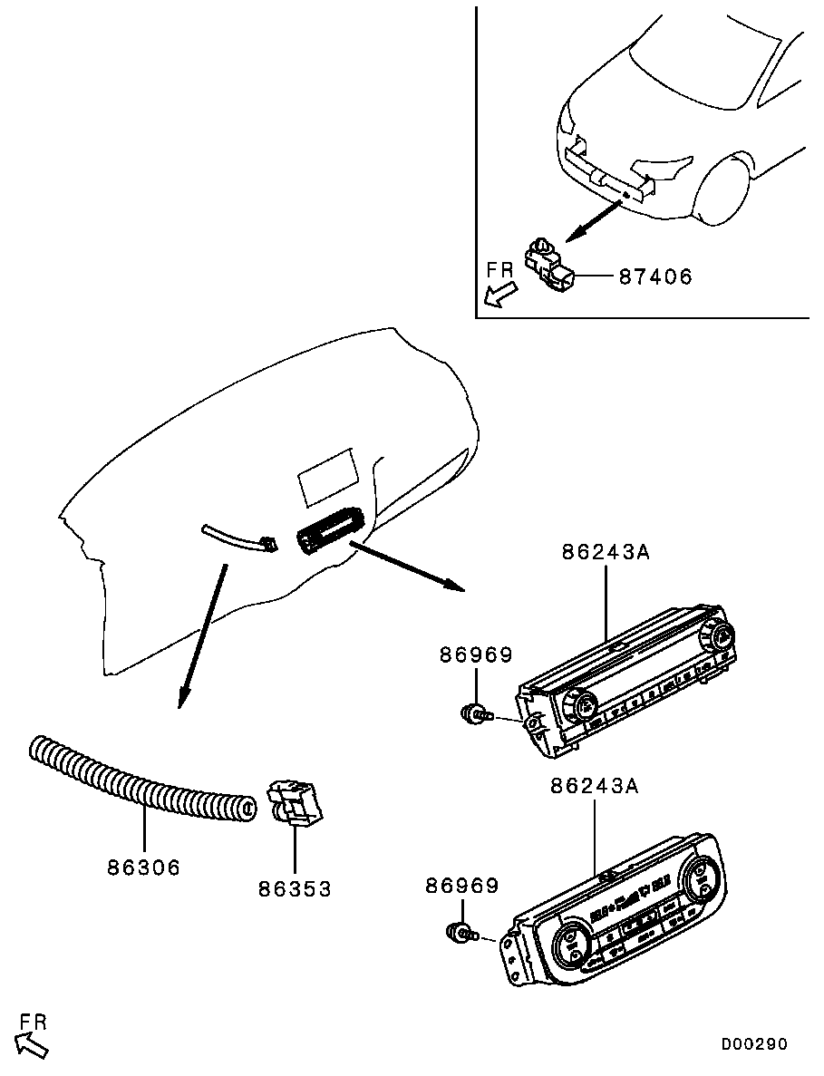 Mitsubishi OUTLANDER-PHEV-G-EXP 2014 — Heater Control