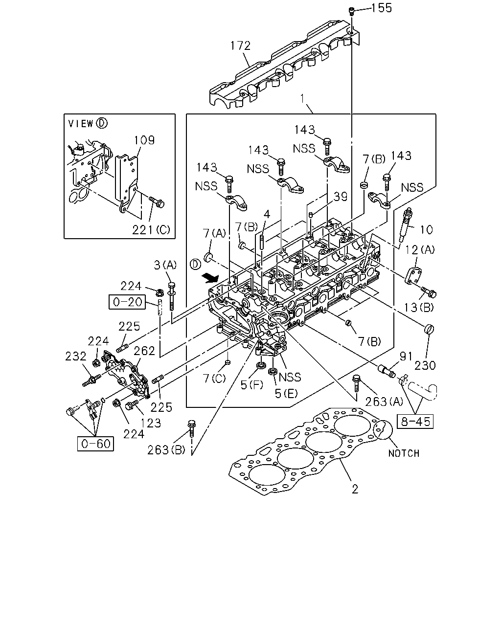 Isuzu TFR/TFS LHD 2016 — Cylinder Head — 4JK1-TCY