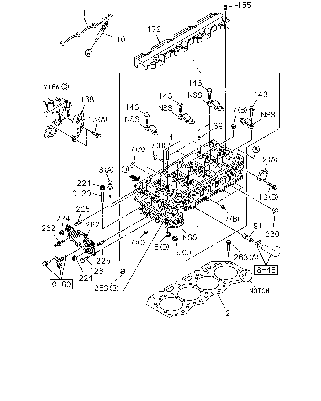 Isuzu TFR/TFS LHD 2014 — Cylinder Head — 4JJ1-TCS,4JK1-TCS