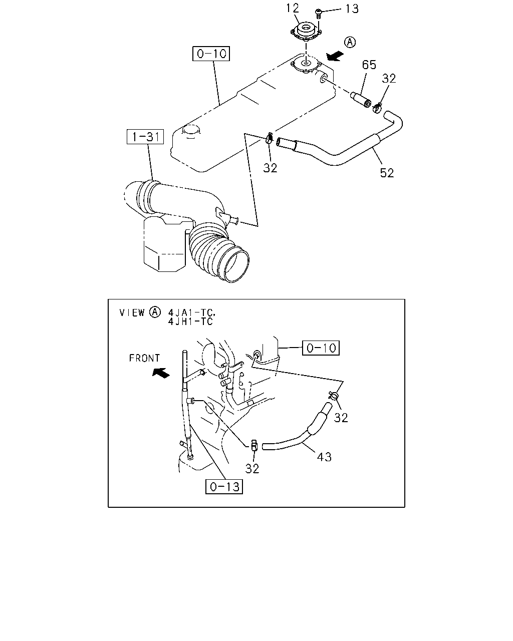 Isuzu TFR/TFS-LHD 2013 — Ventilation System — 4JA1,4JH1