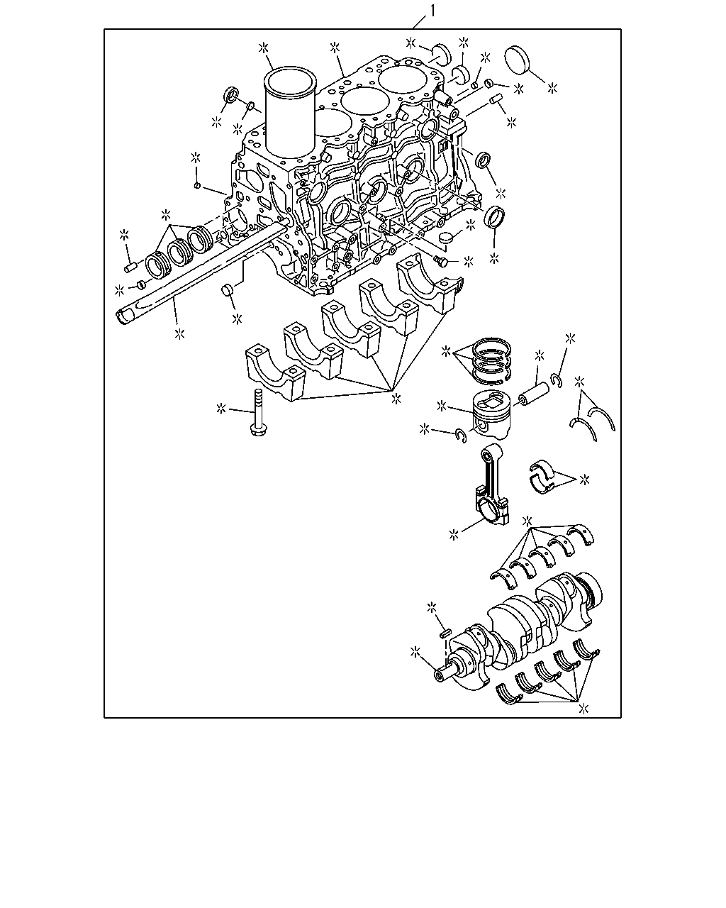 Isuzu TFR/TFS-LHD 2012 — Partial Engine — 4JA1,4JH1