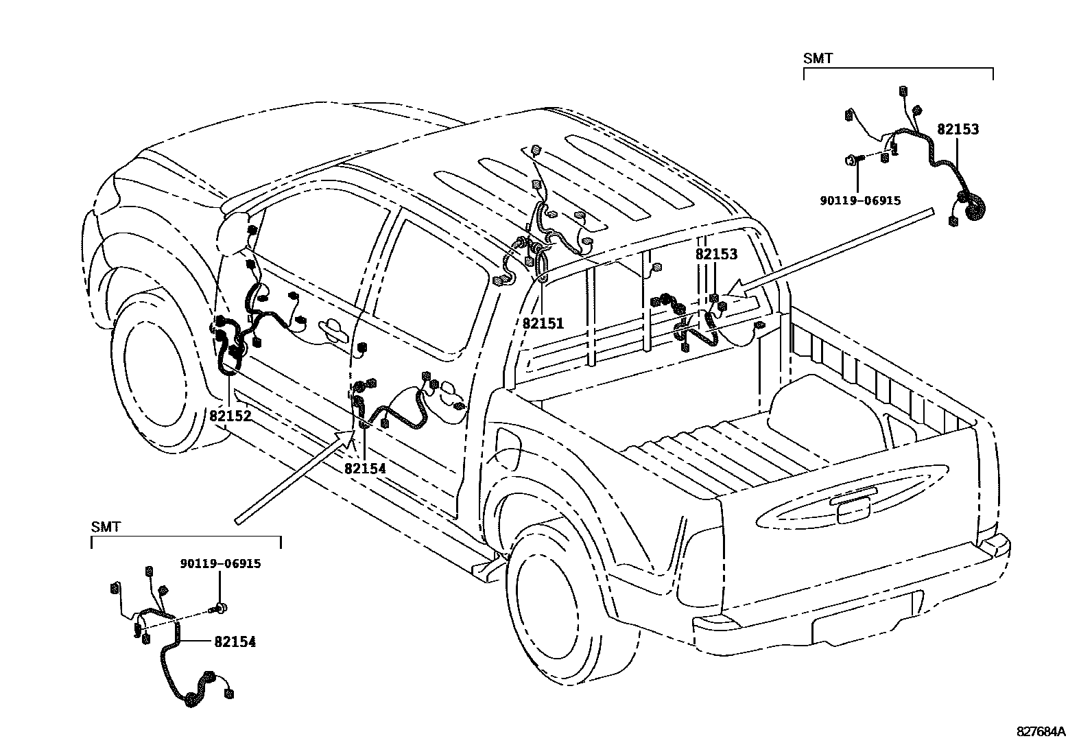 Toyota Hilux 2012 — Faisceaux Et Fixations