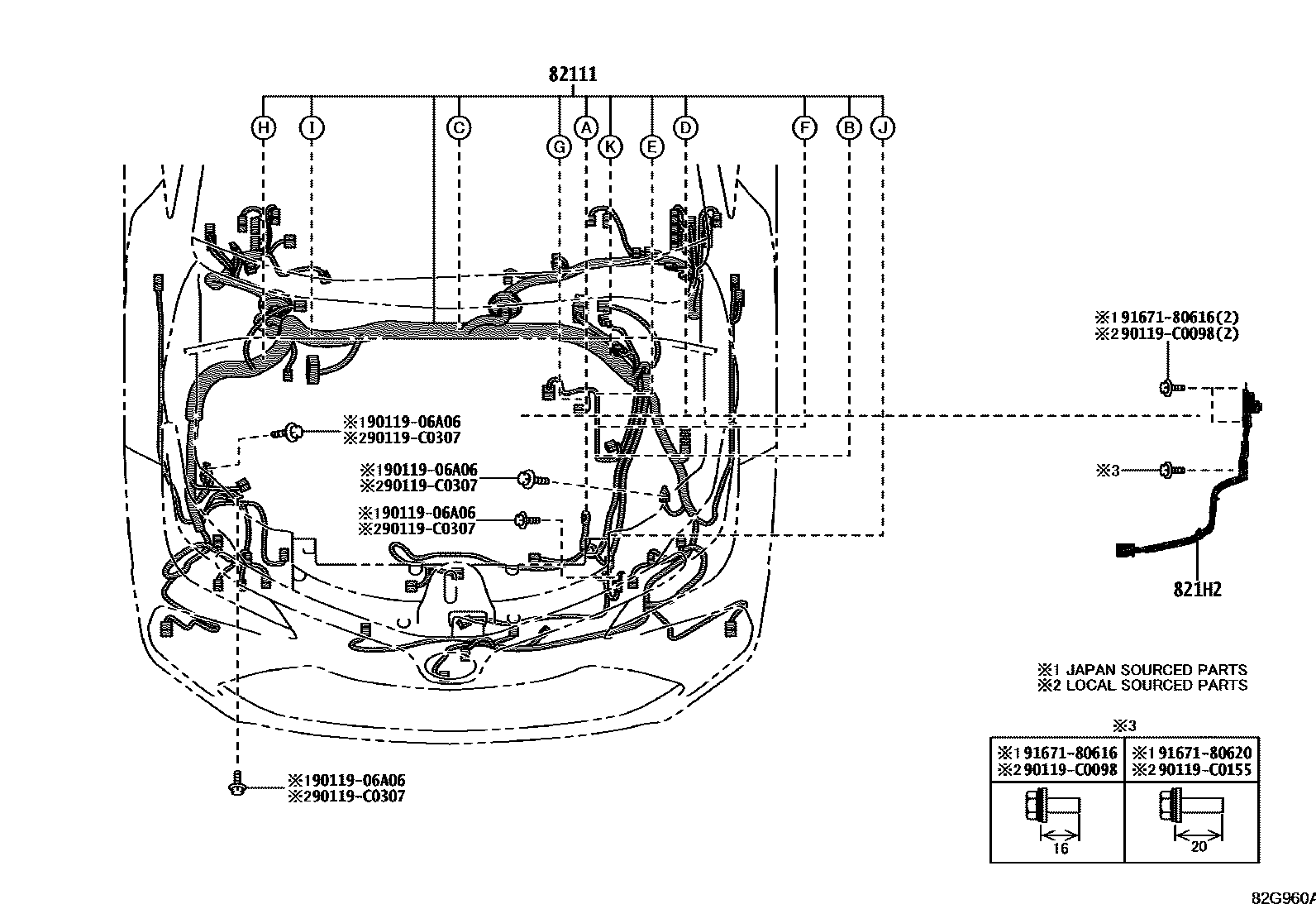 Toyota Corolla 2024 — Faisceaux Et Fixations