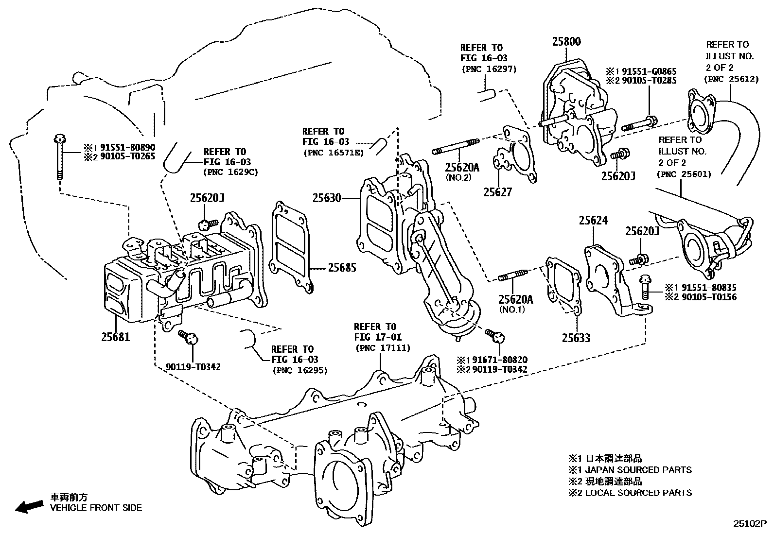 Toyota HILUX-DOUBLE-CAB 2025 — Systeme De Recirculation Des Gaz D'Echappement