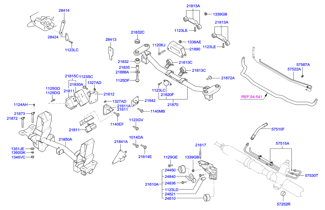 Hyundai H-1 2006 — Engine & Transaxle Mounting