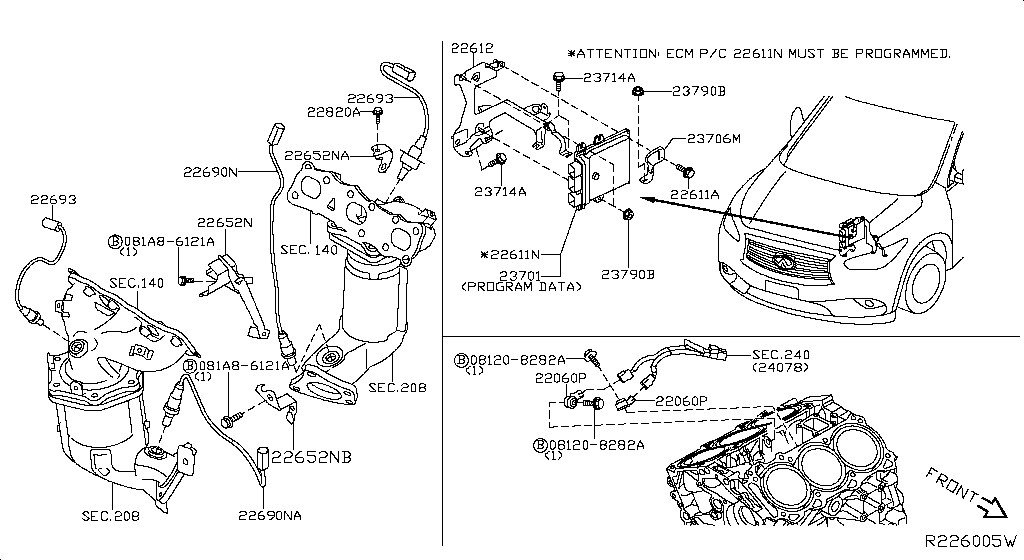 Infiniti QX60-JX 2016 — Engine Control Module
