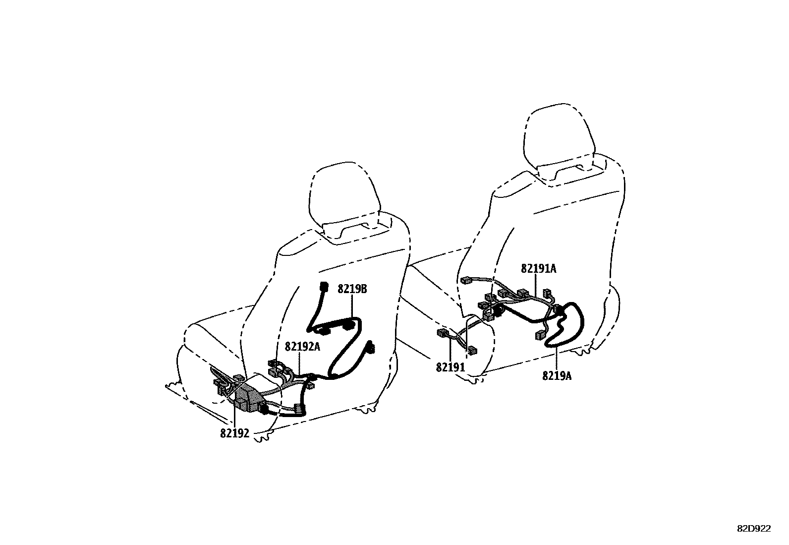 Toyota Sienna 2023 — Faisceaux Et Fixations