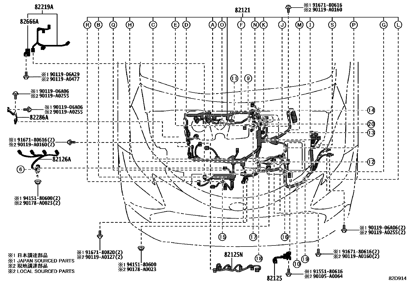 Toyota Sienna 2023 — Faisceaux Et Fixations