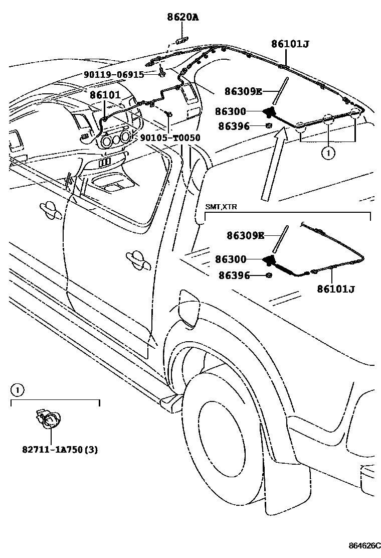 Toyota Hilux 2014 — Antenne