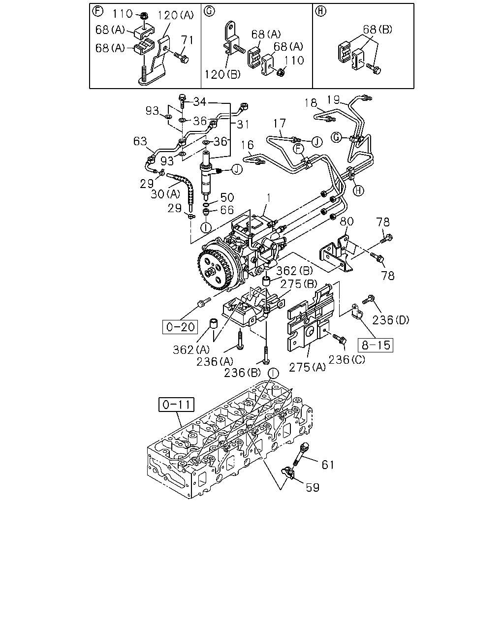 Isuzu TFR/TFS(Europe)-LHD 2011 — Fuel Injection System — 4JH1-TC