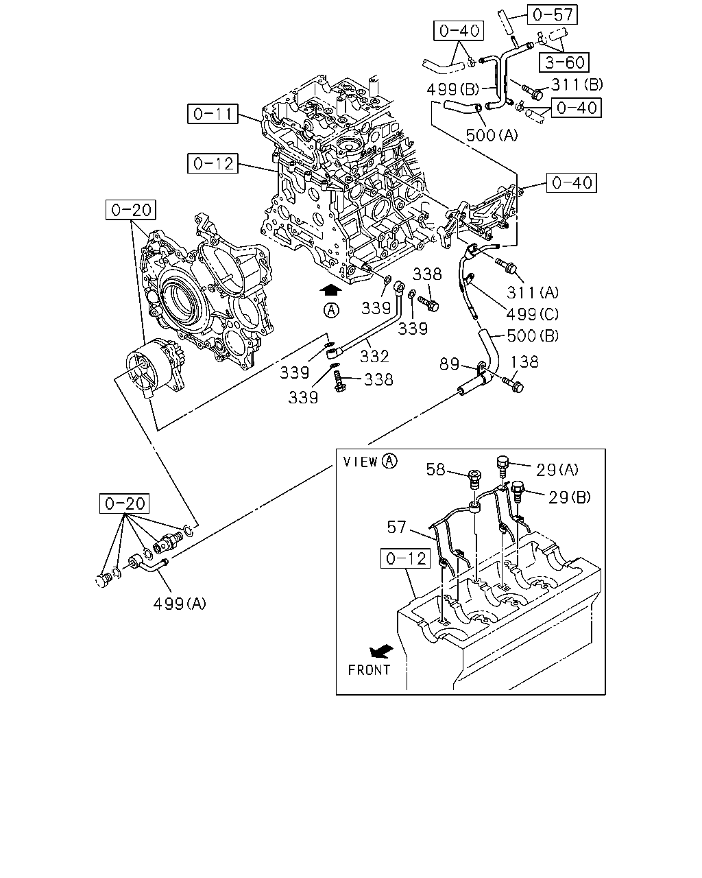 Isuzu TFR/TFS(Europe)-RHD 2014 — Oil And Vacuum Piping; Engine — Pipe And Hose