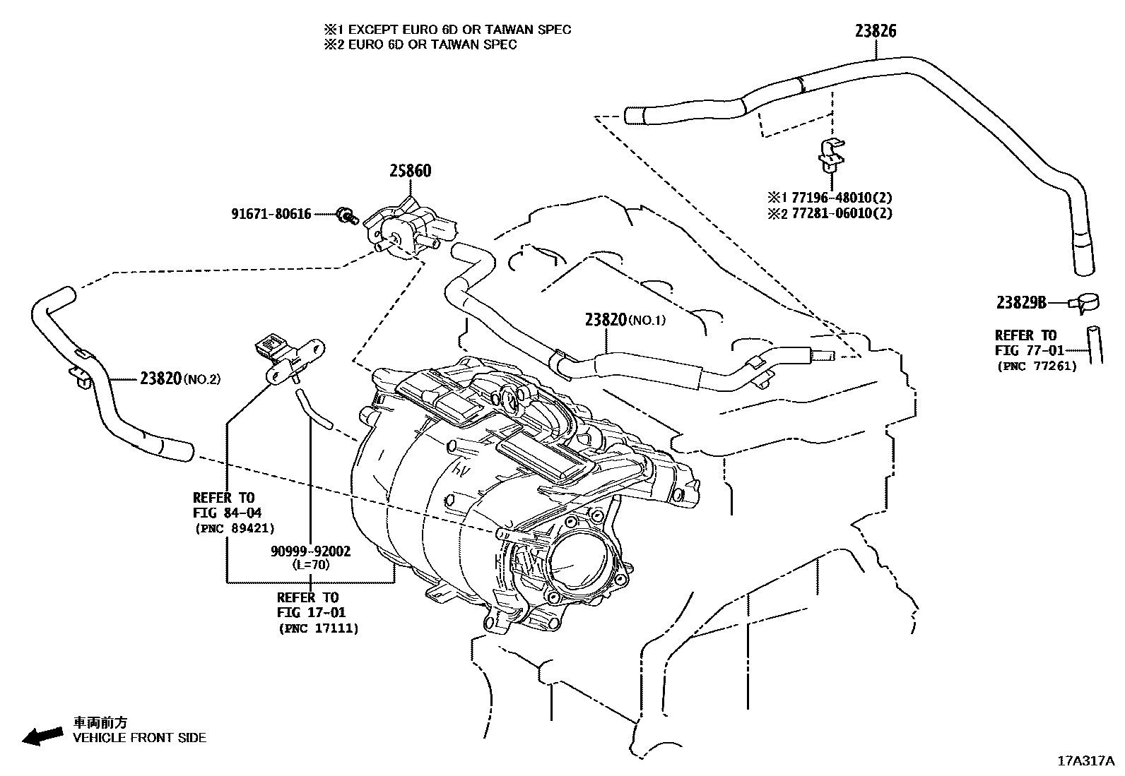 Lexus ES350-300H-2 2022 — Circuit De Depression