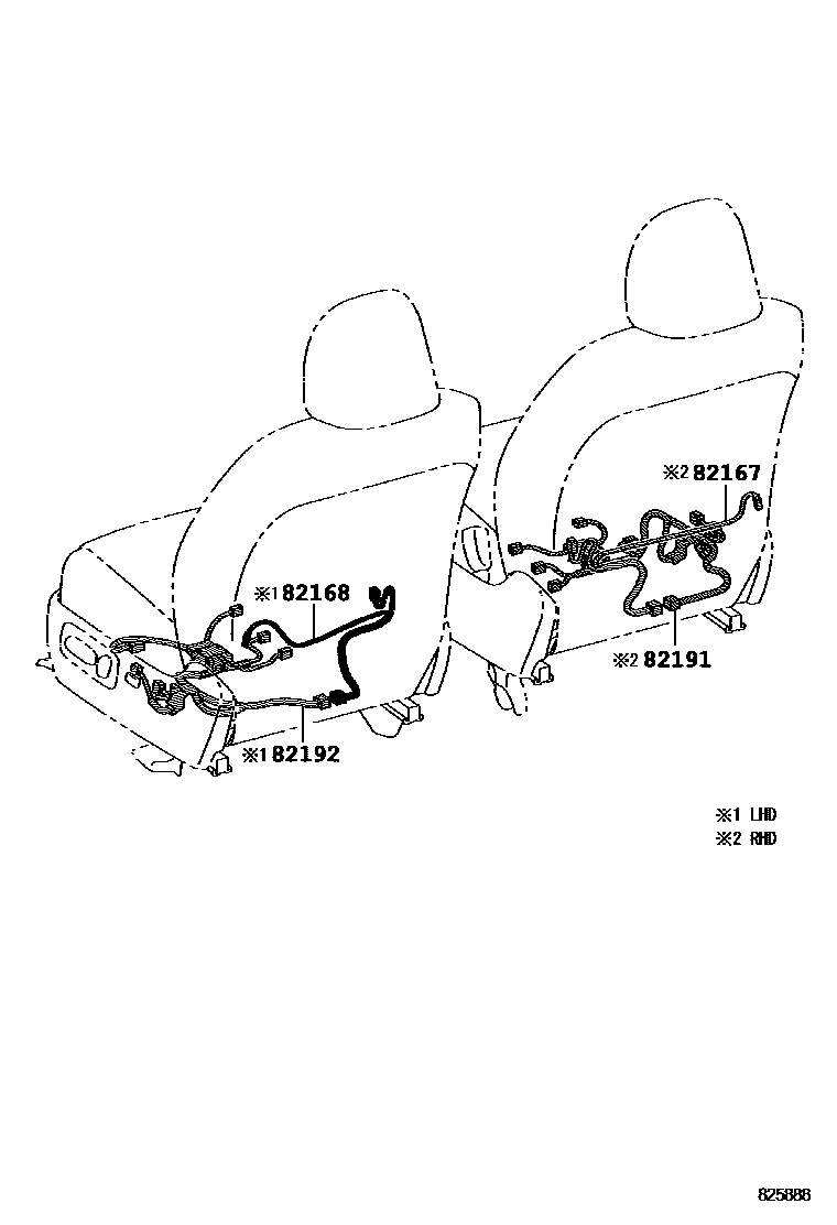 Toyota Corolla-Altis 2011 — Faisceaux Et Fixations