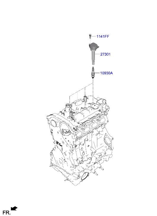 Genesis GV80 20 2022 — Spark Plug & Cable [2500 CC - THETA-III]