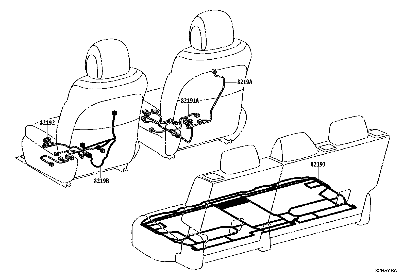 Toyota BZ3X 2025 — Faisceaux Et Fixations