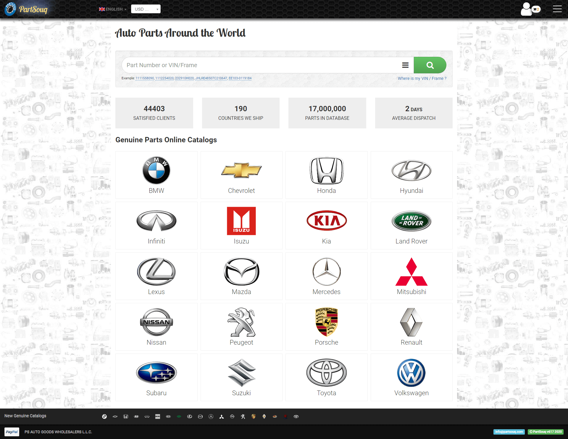 subaru parts catalogue online