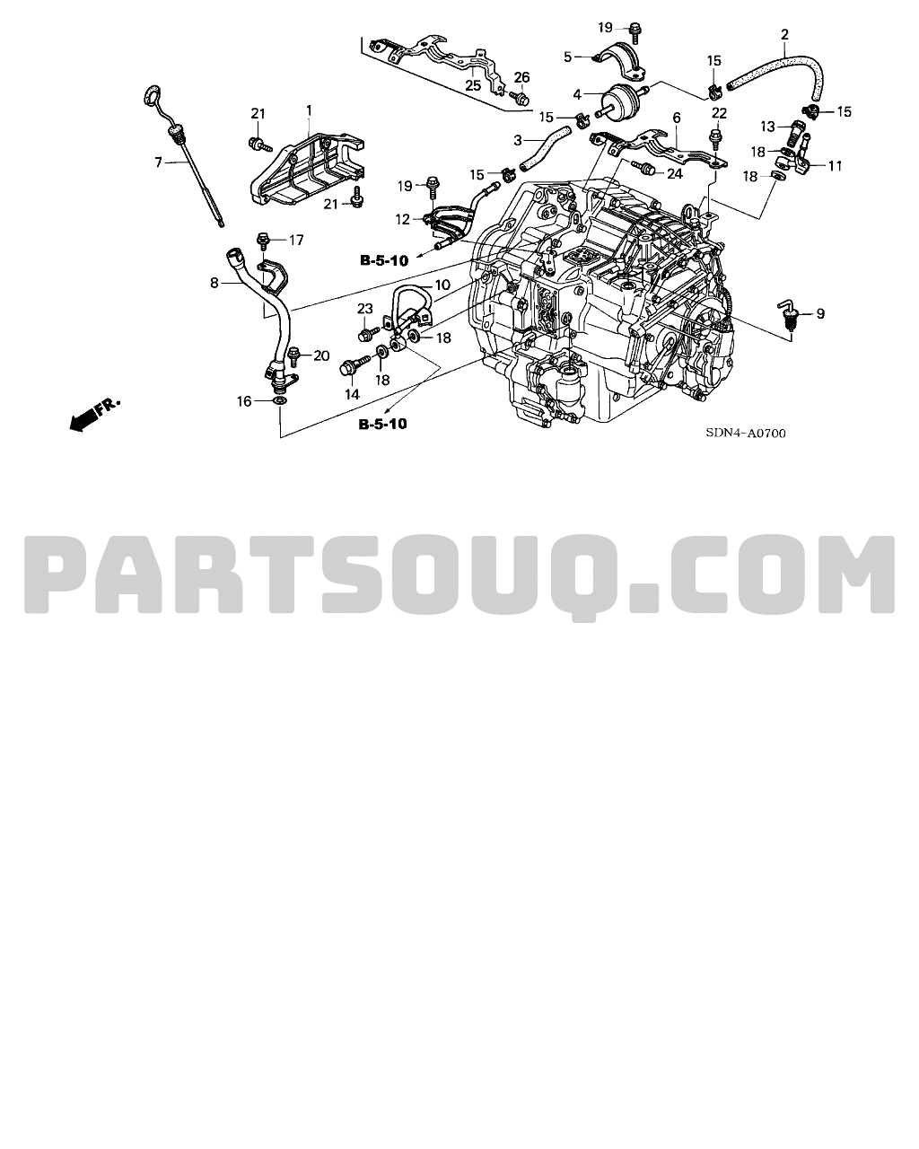 1 Band D/&D PowerDrive MD9996 Murphy Diesel Replacement Belt 109 Length Rubber