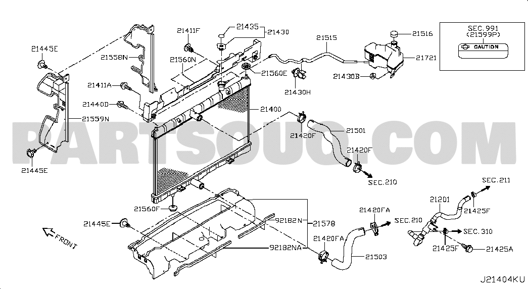 Exhaust Cooling Nissan X Trail 07 2014 T32 Parts Catalogs Partsouq