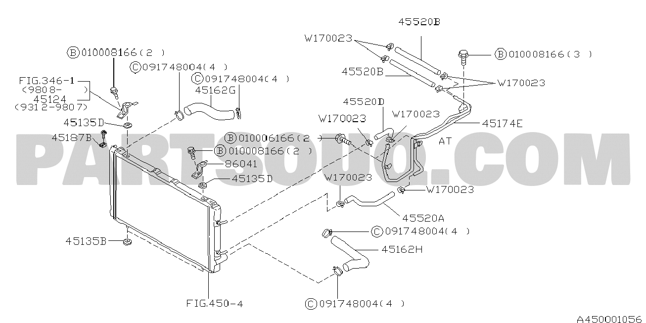 Engine Mounting Cooling Subaru Impreza Europe General 23 07 1999 Parts Catalogs Partsouq