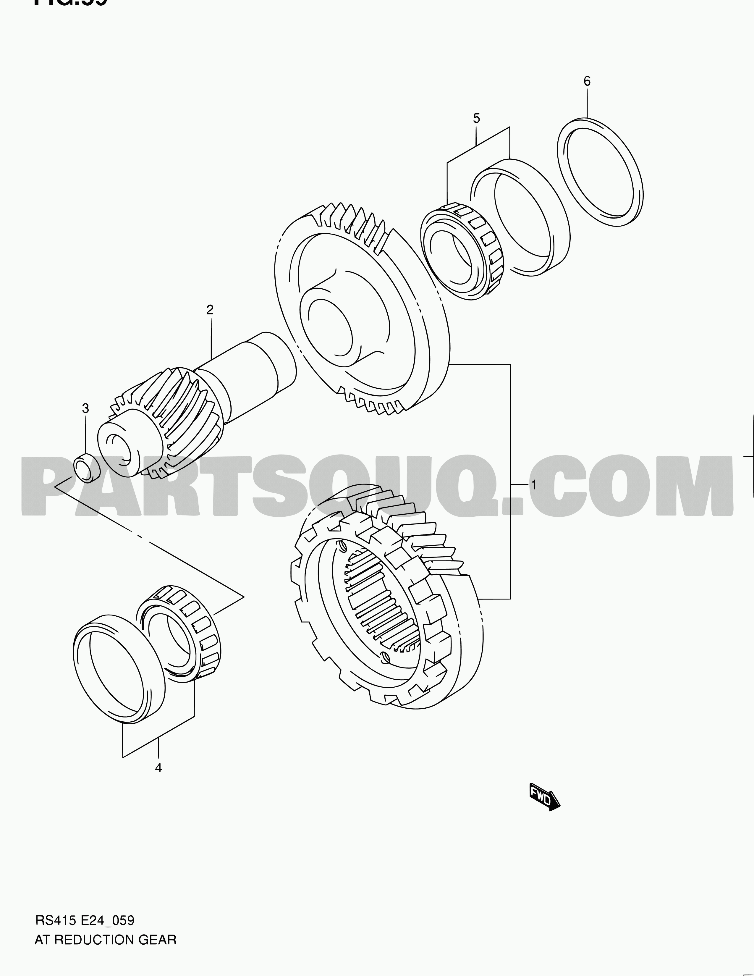 59 At Reduction Gear At Suzuki Swift Rs416 Rs416 2 Parts Catalogs Partsouq