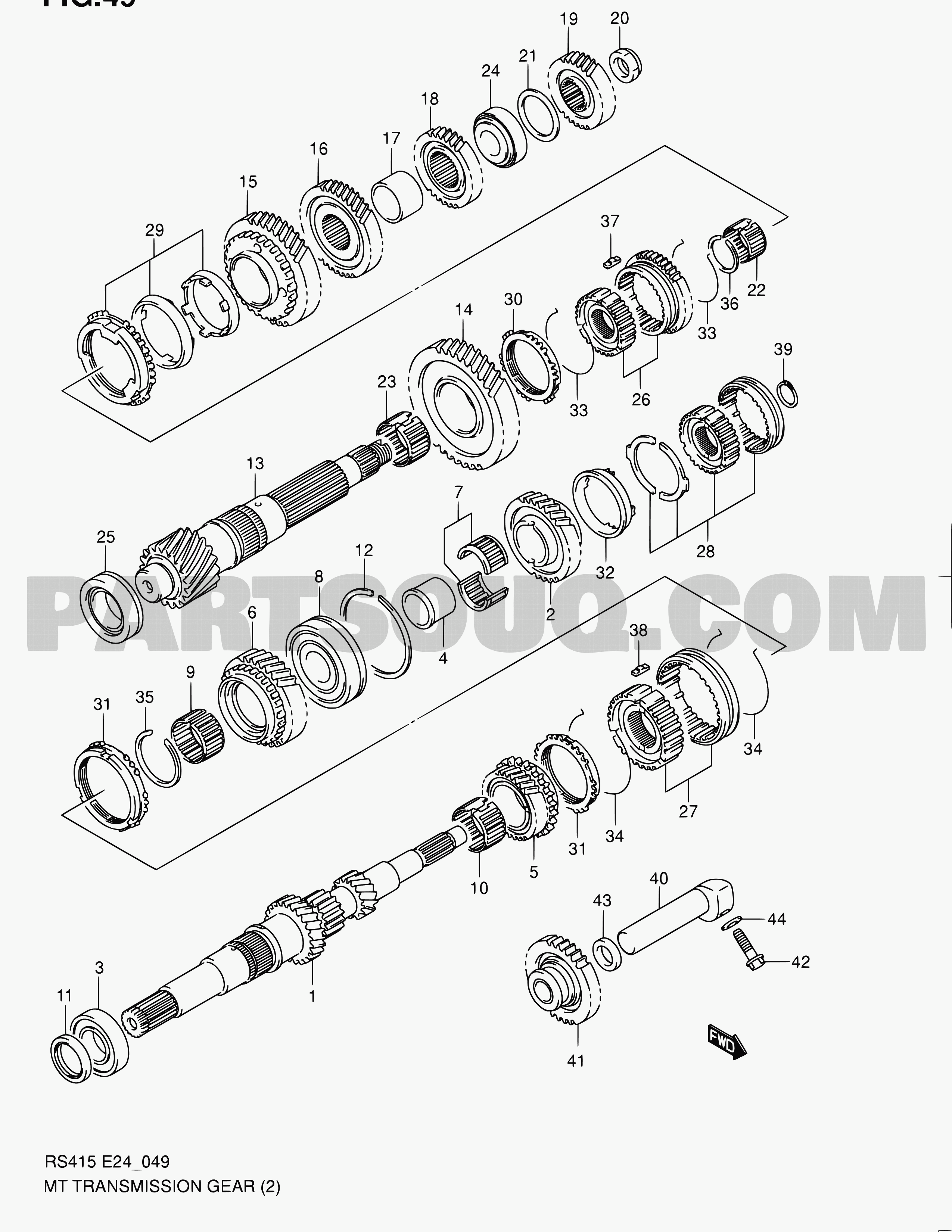 Transmission Suzuki Swift Rs416 Rs416 2 Parts Catalogs Partsouq