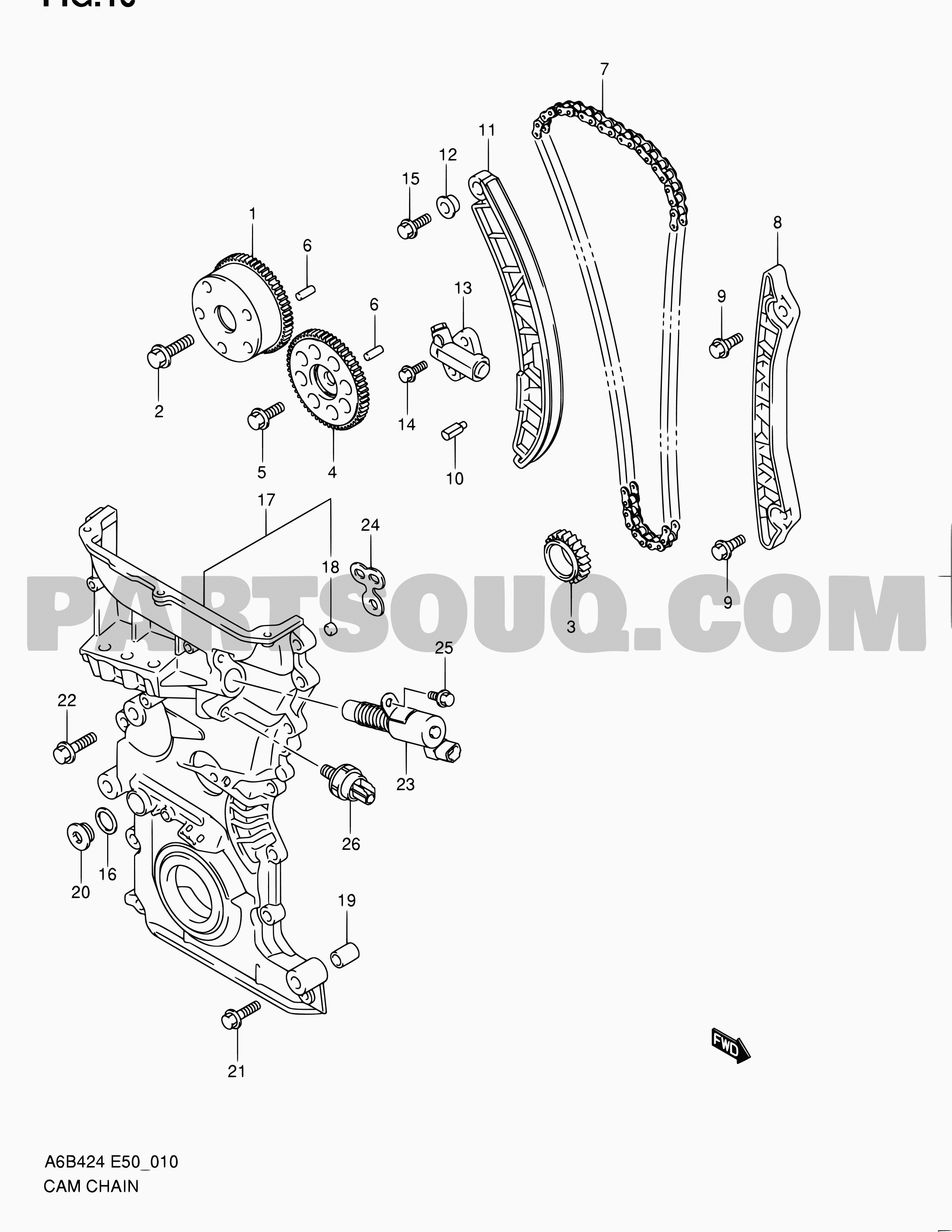 Engine Suzuki Kizashi A6b424 A6b424 E50 Parts Catalogs Partsouq