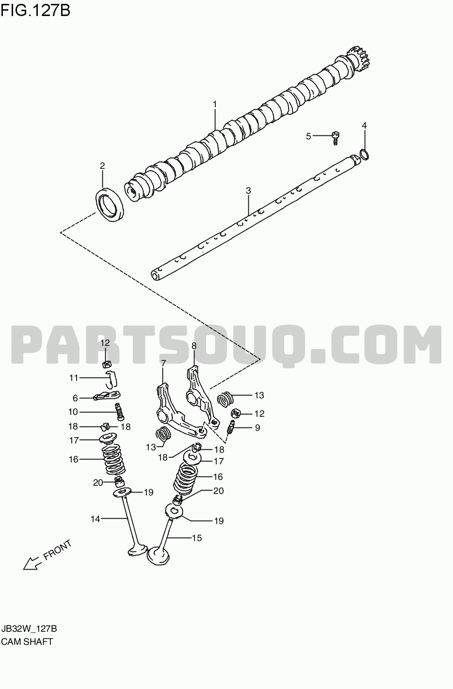 Camshaft Valve Suzuki Jimny ミッション 略語 Jb32w Parts Catalogs Partsouq