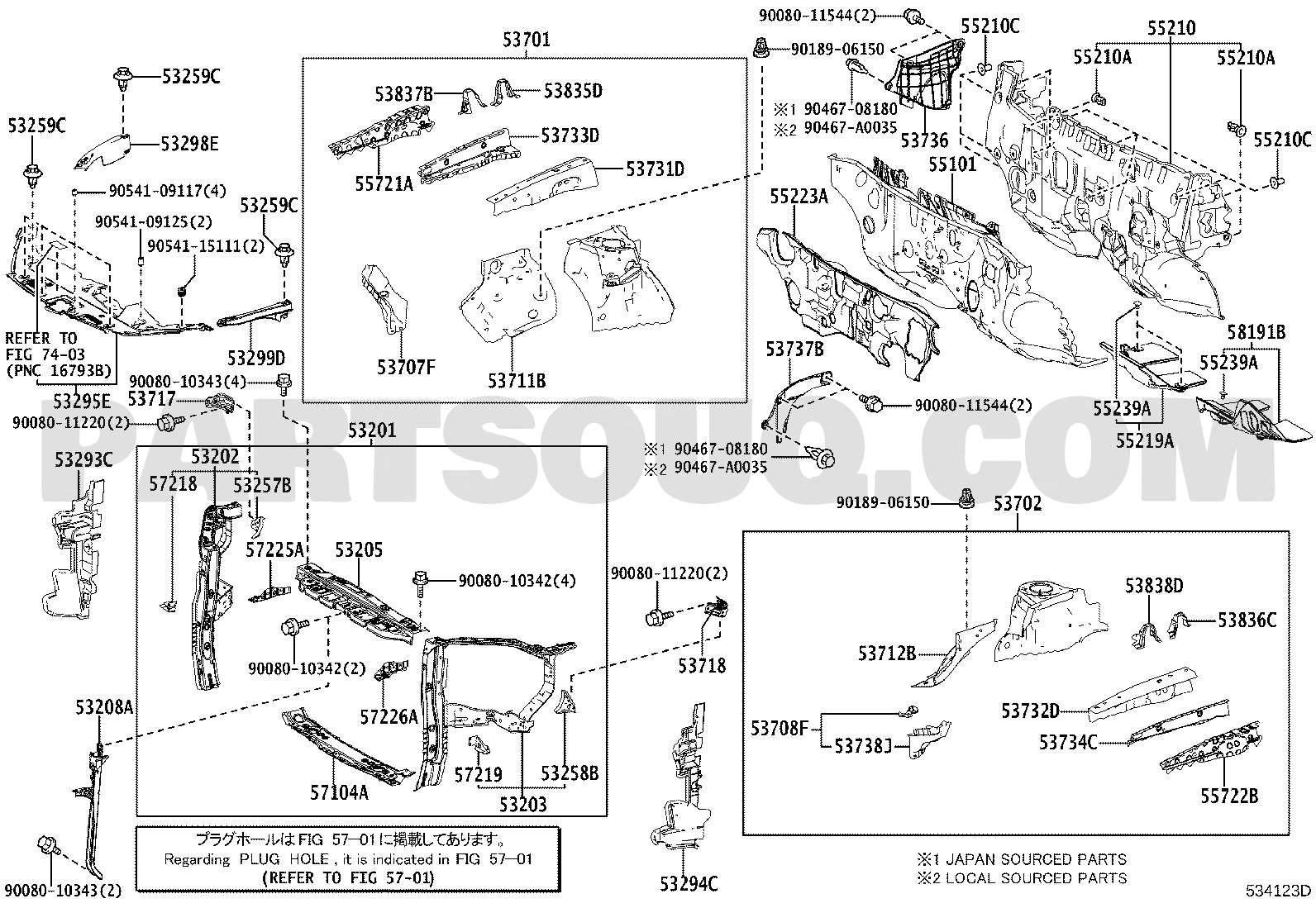 Body Interior Highlander Kluger Asu50l Artnkx Asu50 Gsu5 Toyota Genuine Parts Catalogs Partsouq Auto Parts Around The World
