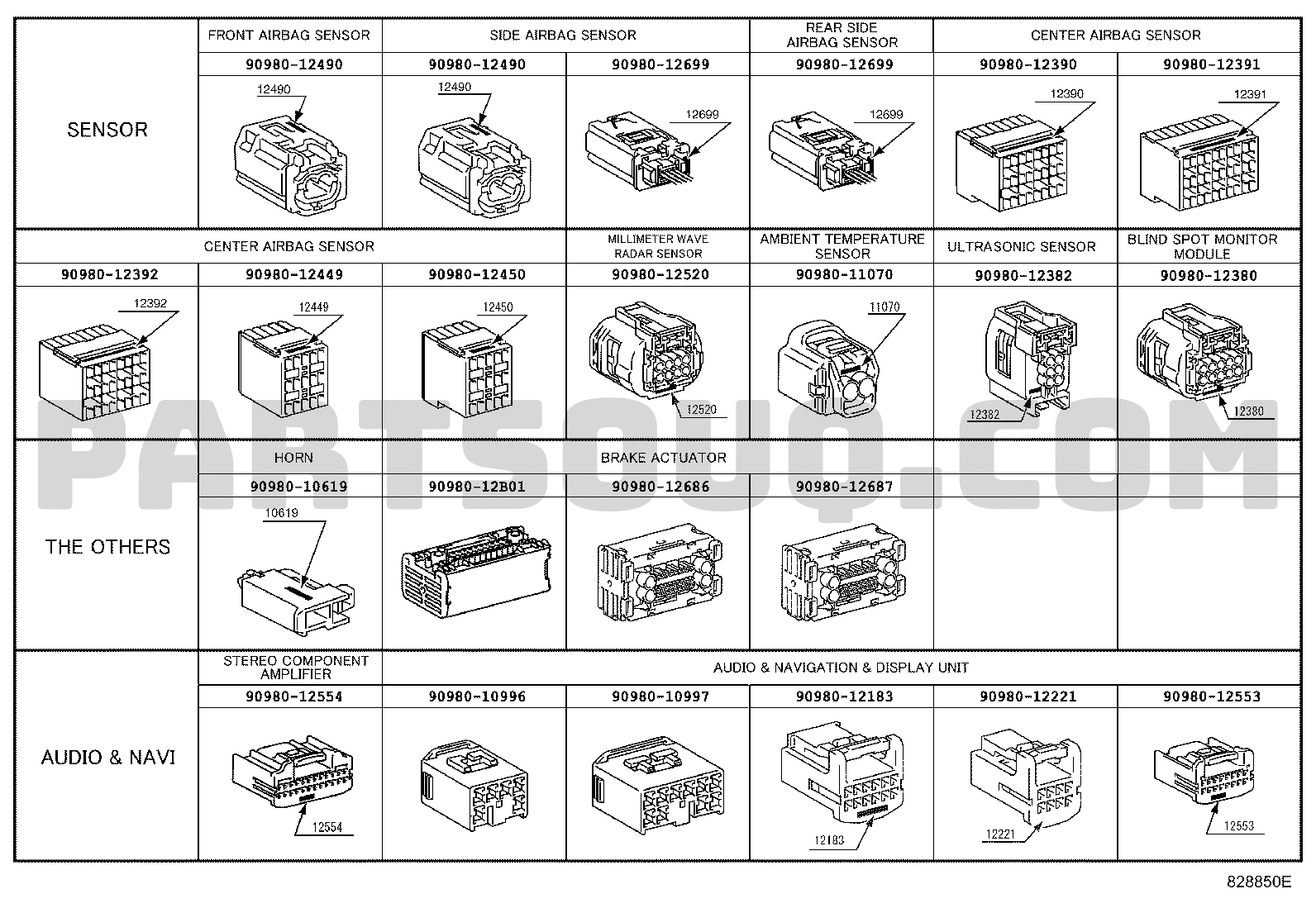 Electrical Toyota Rav4 Asa42l Antgk Ala49 Asa4 Ava4 Zsa4 Parts Catalogs Partsouq