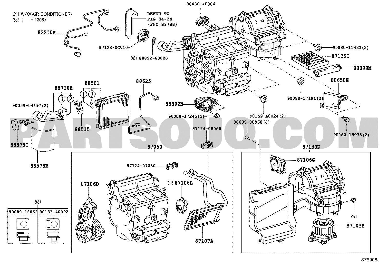 88650-0C030 Toyota Tundra Amplifier Assy Air Conditioner