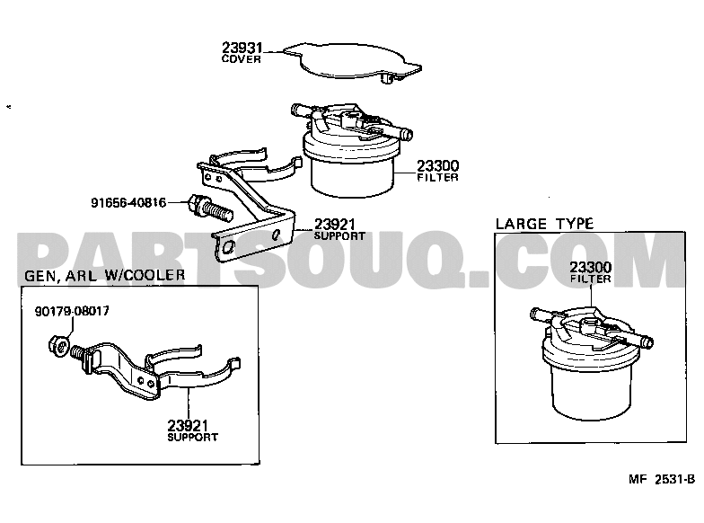 Engine Fuel Tool Toyota Land Cruiser Fj40lv Kc Bj4 Hj47 Fj4 Parts Catalogs Partsouq