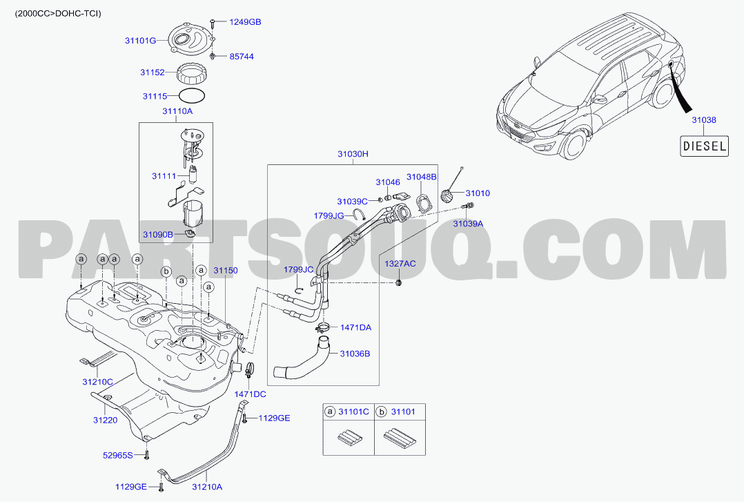 Ix35 Tucson 10 Ix35 R V Kmhjt81bbbu139422 Hyundai Genuine Parts Catalogs Partsouq Auto