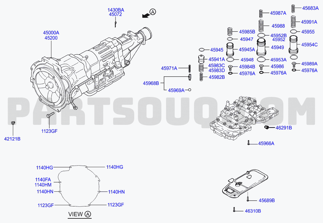 H-1 04: SEP.2006- (2004-) H-1 R/V | Hyundai | Genuine Parts Catalogs