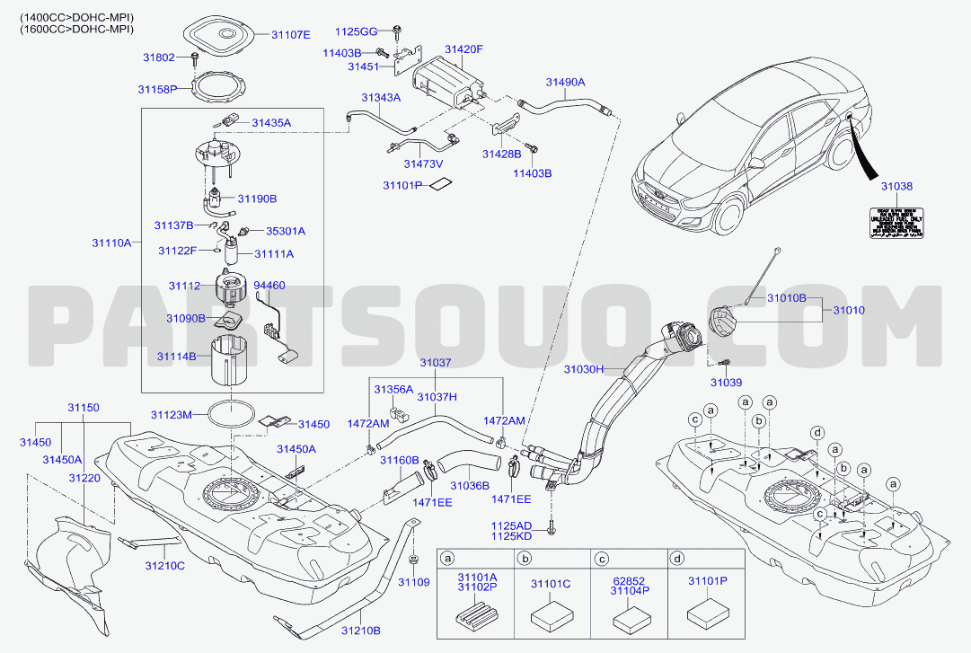 Hyundai Accent Engine Diagram