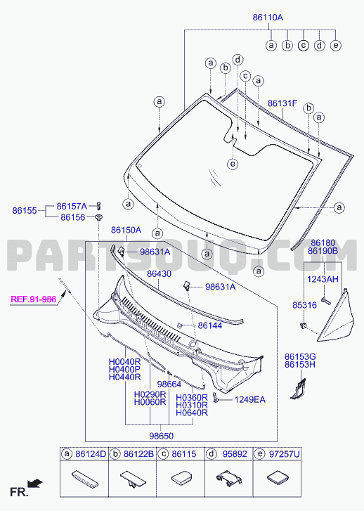 5Z1 Klarius Exhaust Center Section VW Fox VW696L