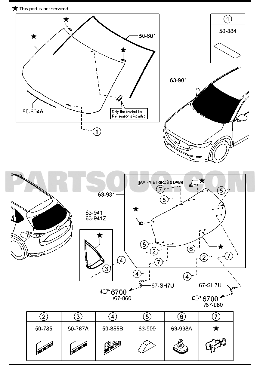 Mazda catalog parts