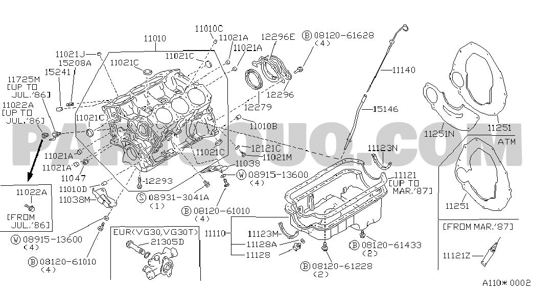 Engine Mechanical | 300ZX 05.1984 A | JN10HGZ31U0001812 | Nissan ...