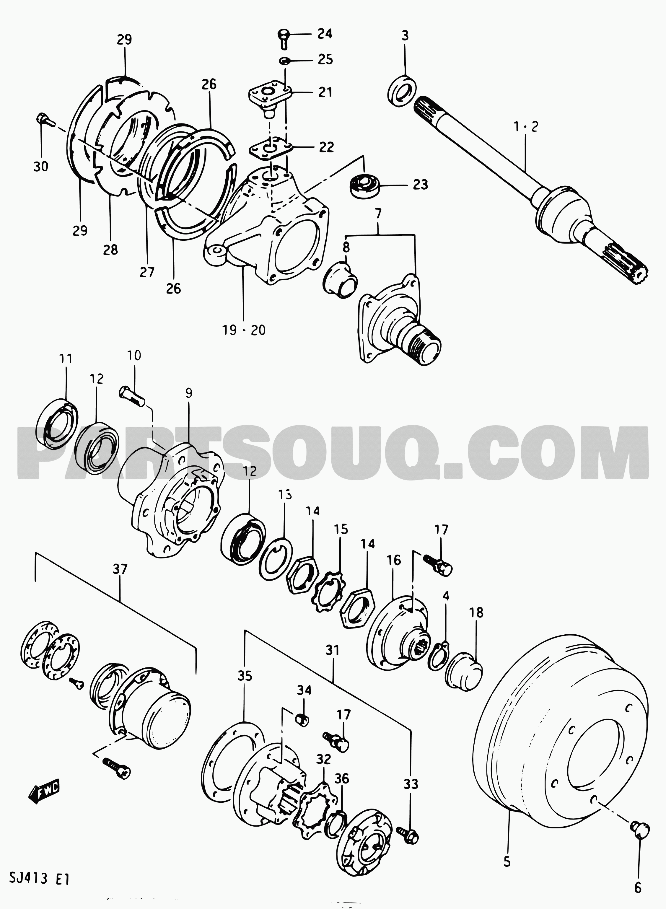 28 Suzuki Samurai Front Axle Diagram - Wiring Database 2020