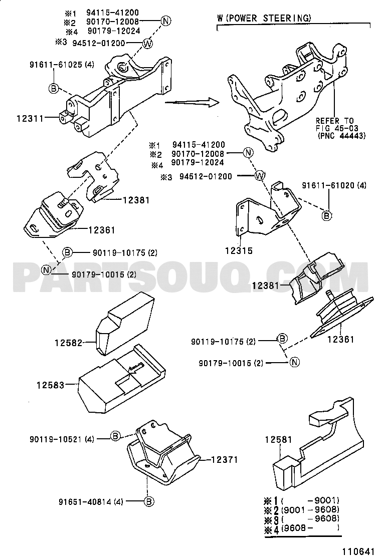 HILUX LN85LTRMRSW 01.1997 JT131LN8509027119 Toyota Genuine Parts