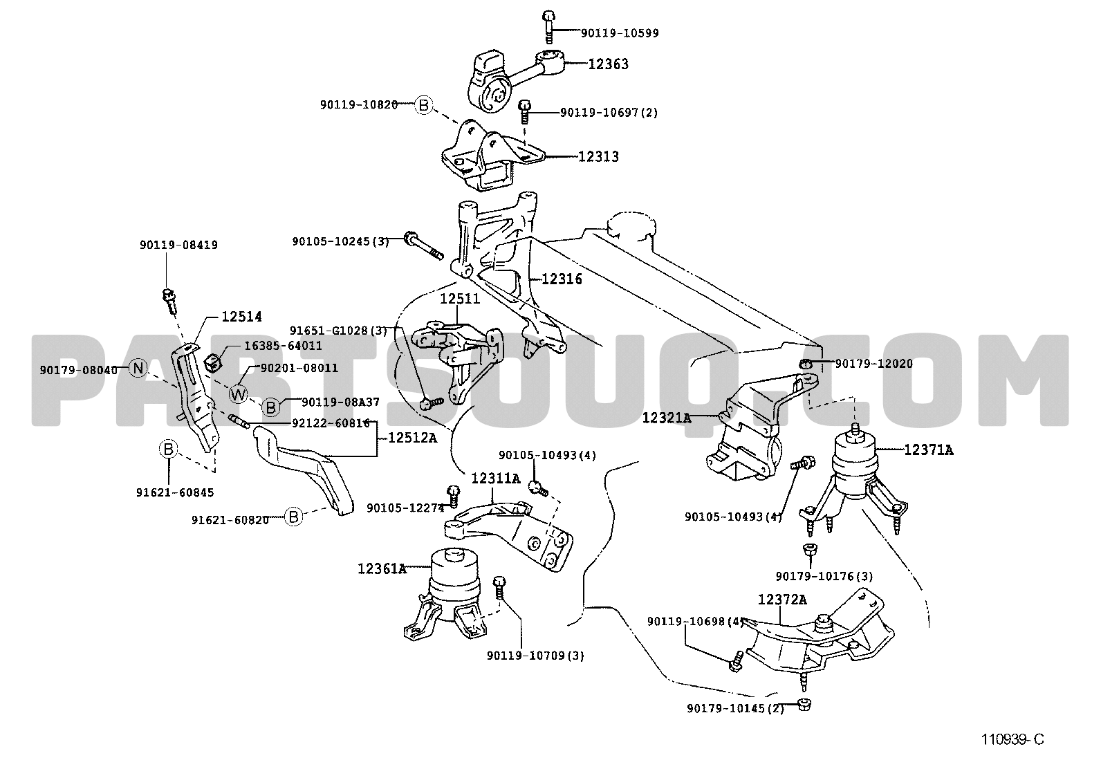 Engine/fuel/tool | HARRIER SXU10W-AWPGK ACU1#,MCU1#,SXU1# | Toyota