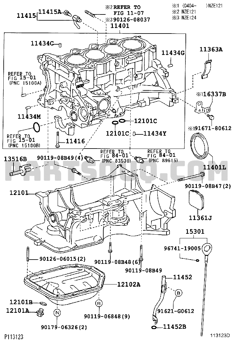 COROLLA RUNX/ALLEX NZE121-BHPNK NZE12#,ZZE12# | NZE121-5029909 | Toyota ...