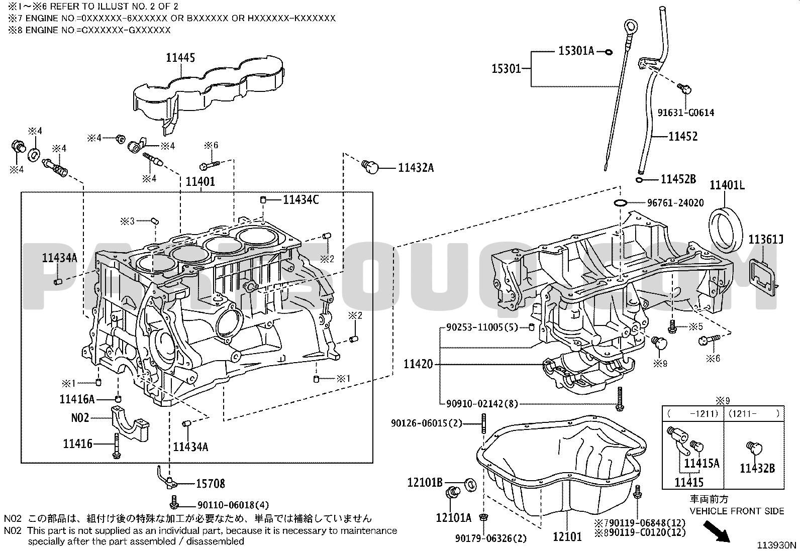 Engine/fuel/tool | RAV4/VANGUARD ACA36W-AWXGK ACA3#,GSA33 | Toyota ...